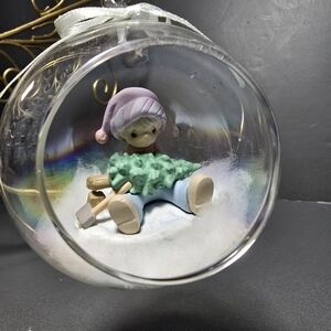 Enesco Precious Moments Merry Dreams "Holiday Get You Down." Christmas Ornament